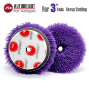 Wool Polishing Pads for 3-Inch Backing Plates