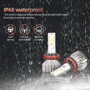 2-Piece H1/H4/H7/H11/H13/9004 LED Headlight Bulb – 6000K