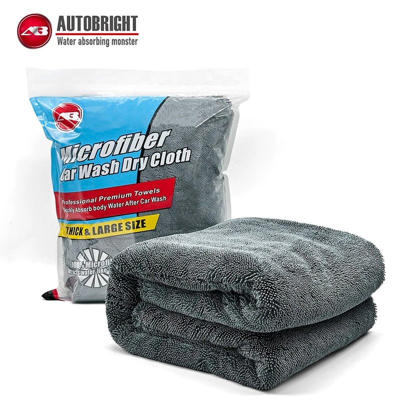 1300 GSM Grey Microfiber Drying Towel, Three Size Options