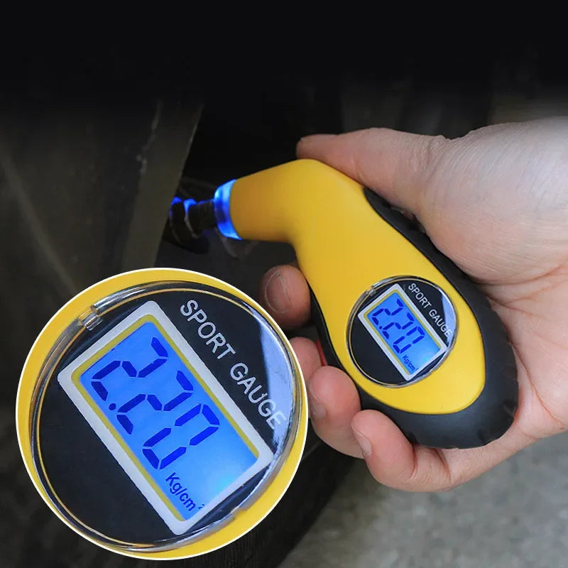 Digital Tire Pressure Gauge with LCD – 0–100 PSI