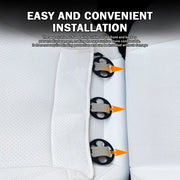 Memory-Foam Car Seat Cushion with Extended Leg Support
