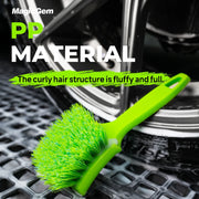 Stiff-Bristle Tire Scrub Brush