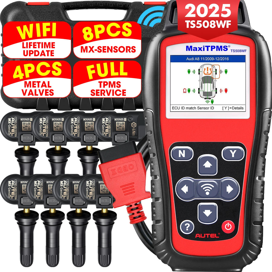 Autel MaxiTPMS TS508WF TPMS Diagnostic, Programming and Relearn Tool