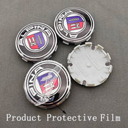 4-Piece 68mm Logo Alpina Emblem Wheel Center Hub Caps for BMW E46 E39 E38 E90 E60 E36 F30 E34 F10