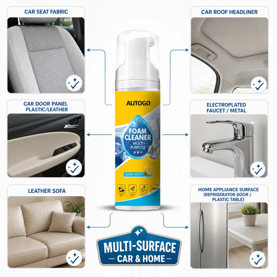 Multipurpose Automotive Interior Foam Cleaner – 150 mL