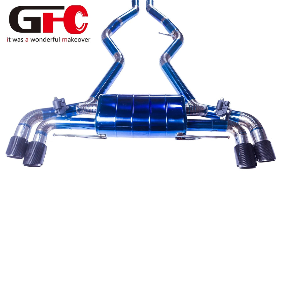 Titanium Alloy Valved Cat-Back Exhaust System for BMW M340i G20 3.0T 2025