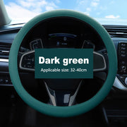 Universal Non-Slip Silicone Steering Wheel Cover – 38 cm