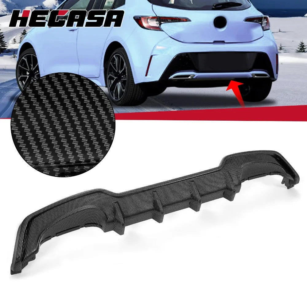 Rear Bumper Diffuser for 2019–2022 Toyota Corolla – Hatchback