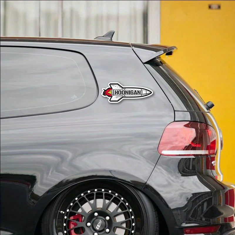 Hoonigan Rocket Waterproof Vinyl Decal – Universal Vehicle Sticker