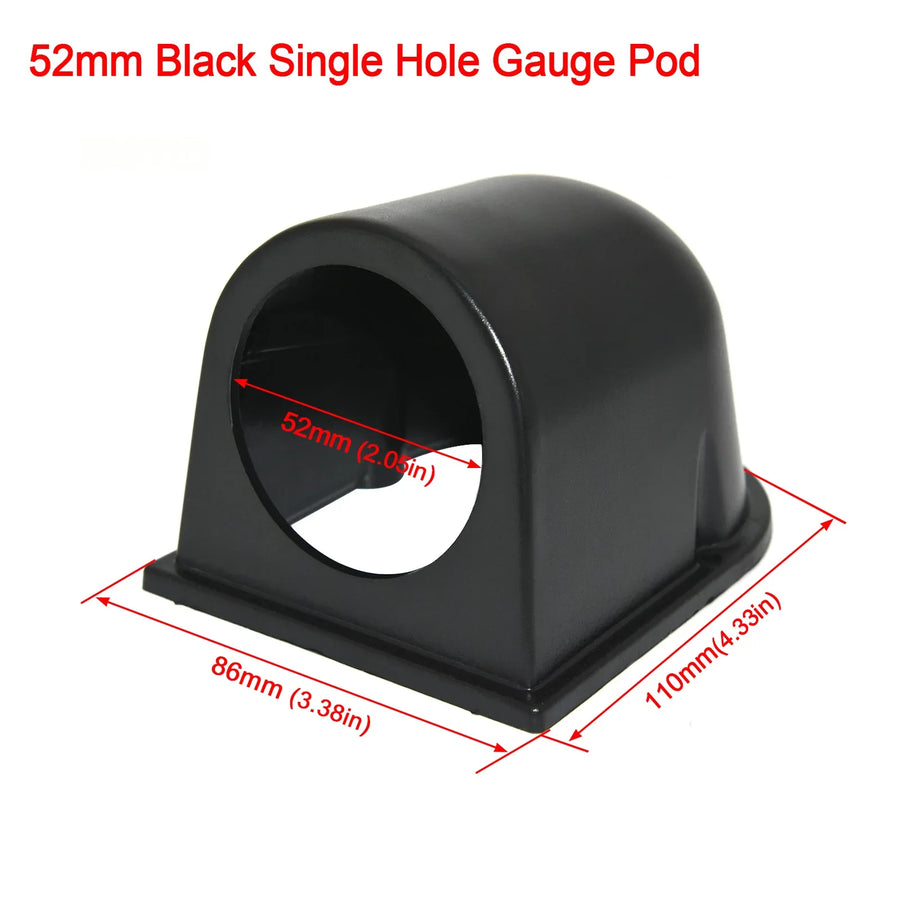 52mm Single, Dual or Triple Automotive Gauge Pod Holder