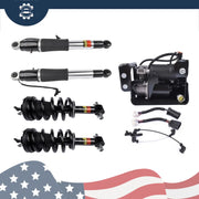 Front Strut, Rear Shock & Air Compressor Kit for Escalade, Tahoe & Yukon 2015-2020
