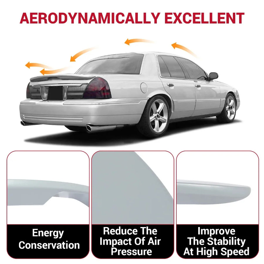 Rear Spoiler for 1998–2008 Ford Crown Victoria