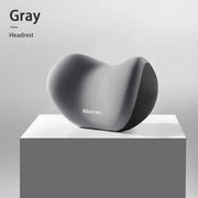 Universal Memory-Foam Car Neck Pillow and Lumbar Support Cushion Set