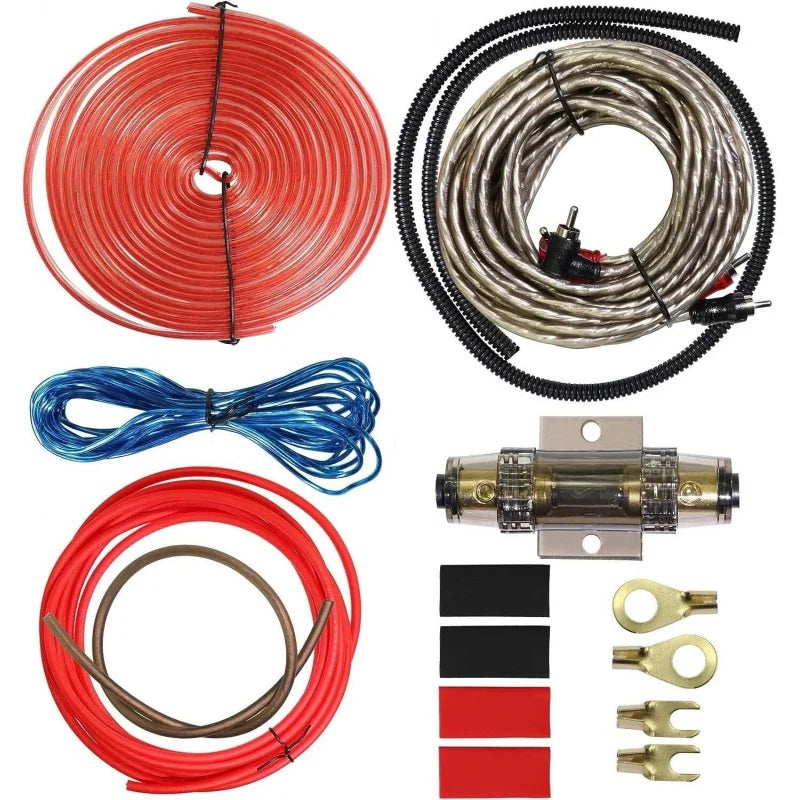 4-Gauge 2300W Car Amplifier Wiring Kit