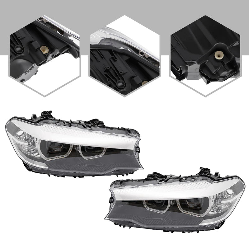 BMW 5 Series G30/G31 LED Headlight – Left or Right, 2017–2020