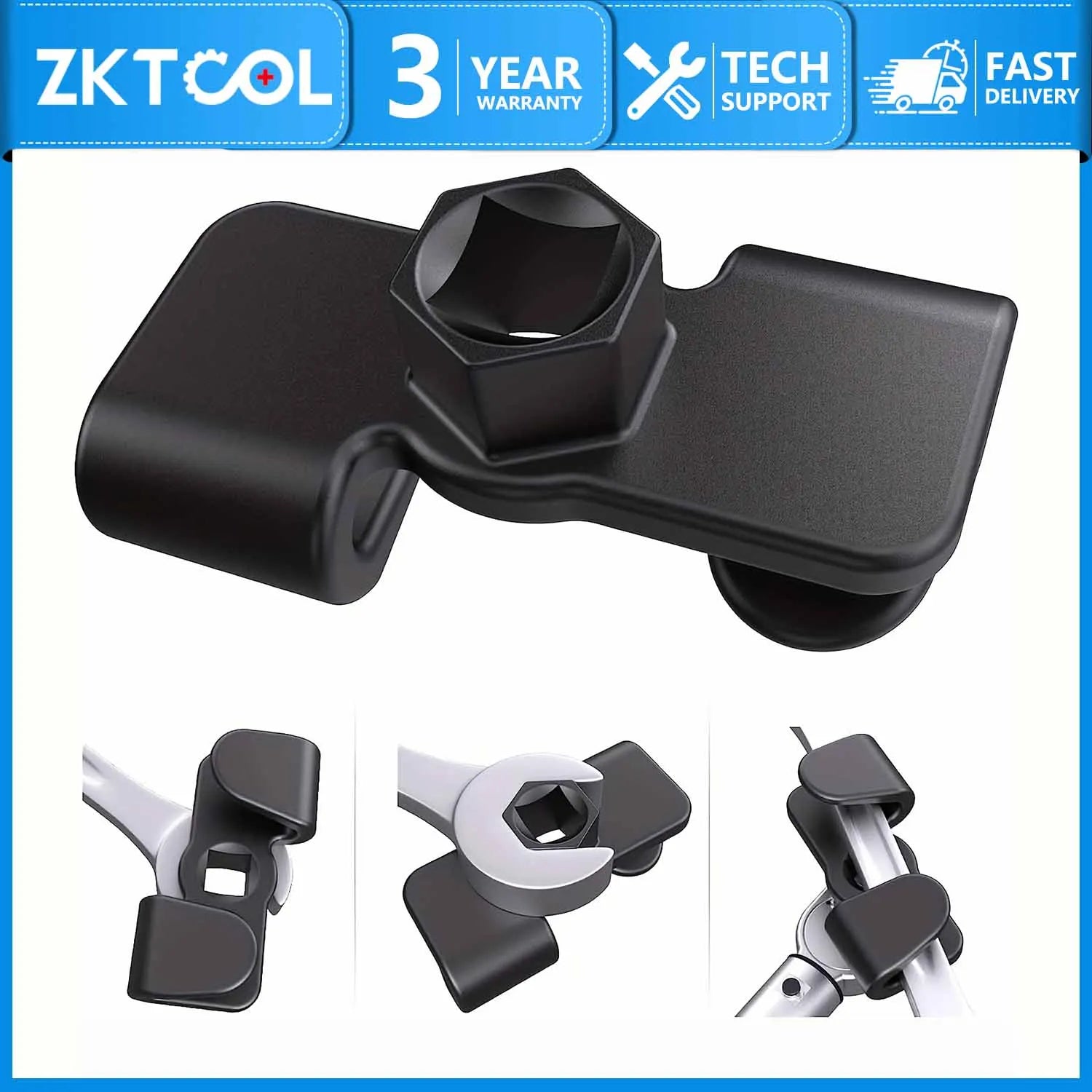 Universal Wrench Extender for 1/2-Inch Breaker Bars and 21mm Hex Wrenches
