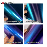 Purple-to-Blue Sparkle Chameleon Vinyl Wrap Film
