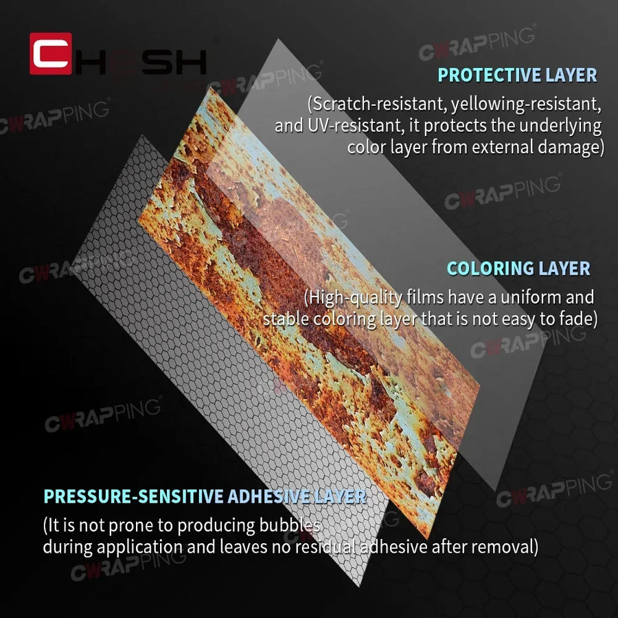 Rust Camouflage Automotive & Motorcycle Vinyl Wrap