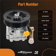Power Steering Pump with Pulley for Nissan Frontier Xterra 1999-2004
