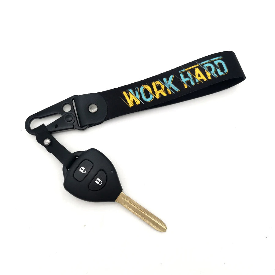 Hokkaido-Style JDM Nylon Keychain Lanyard