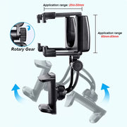 SEAMETAL Adjustable Rearview Mirror Phone Holder
