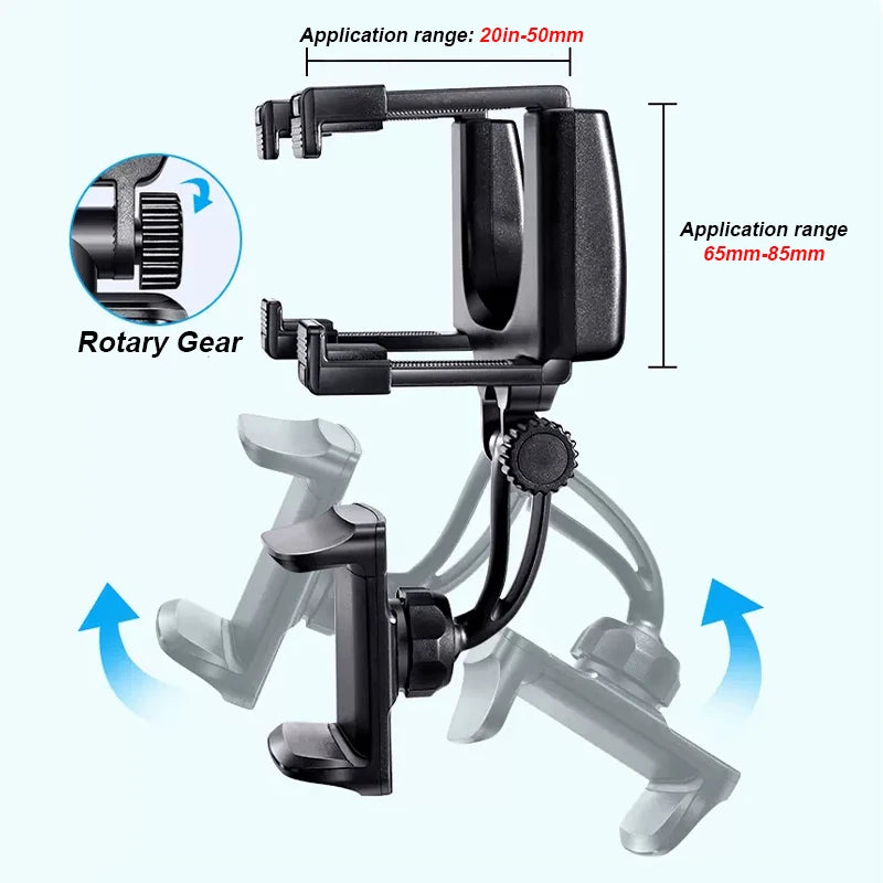 SEAMETAL Adjustable Rearview Mirror Phone Holder
