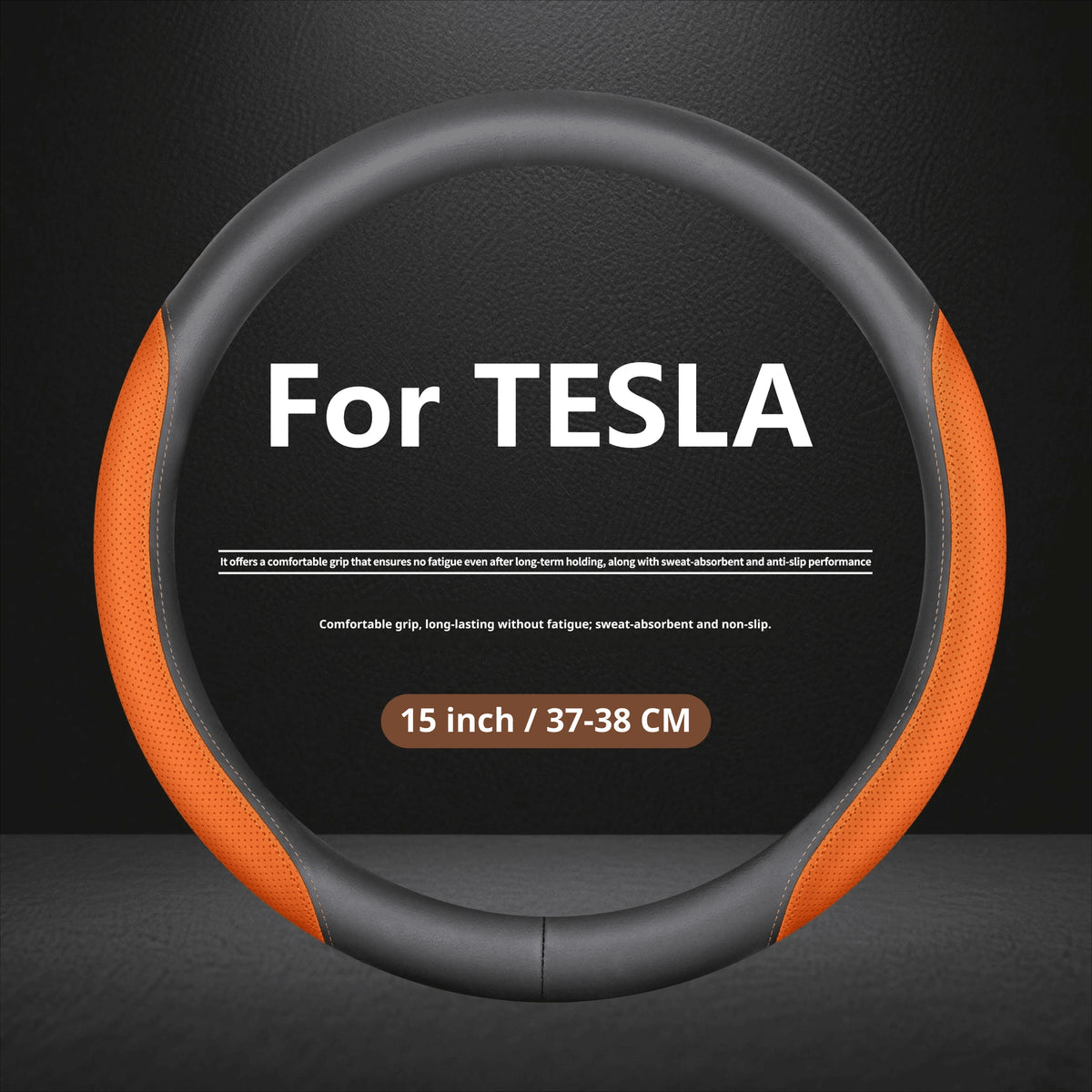 Nappa Steering Wheel Cover for Tesla