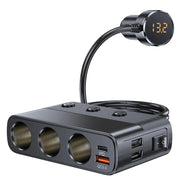 127W 7-in-1 Car Charger and 12V Socket Splitter