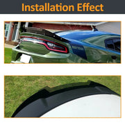 Gloss Black Rear Trunk Spoiler for Dodge Charger 2015-2023