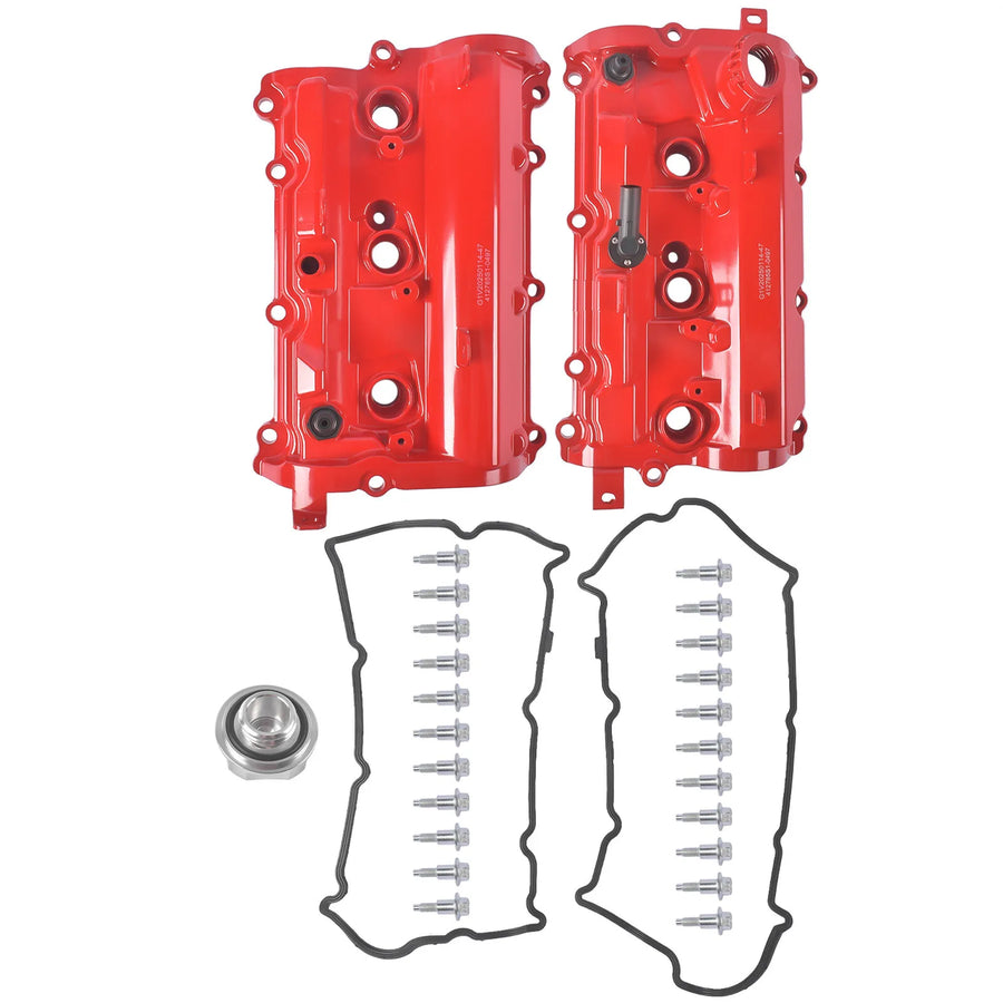 Aluminum Valve Cover Set for Infiniti G37 & Nissan 370Z VQ37VHR 2008-2020