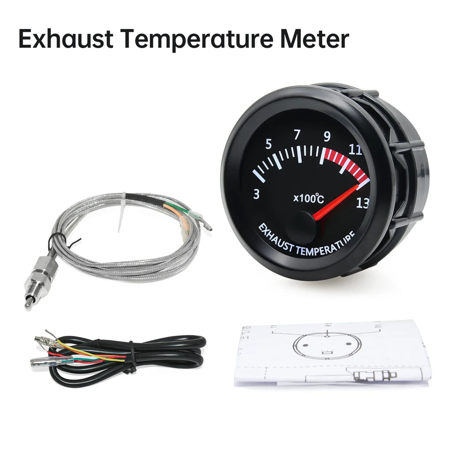 52mm Air/Fuel Ratio, Water Temperature, Oil Temperature and More Automotive Gauge