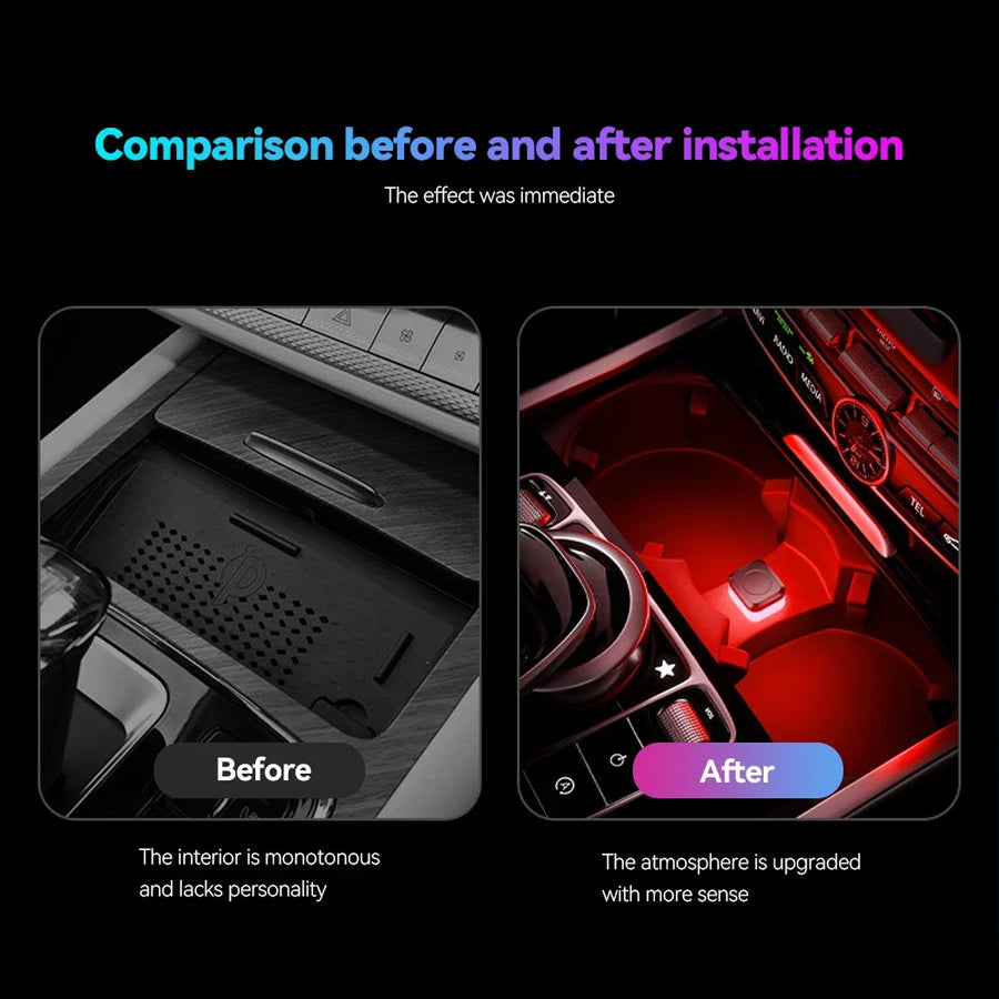 RGB LED Car Interior Ambient Lighting Kit