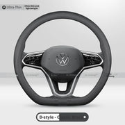 Perforated Steering Wheel Cover for Volkswagen VW Golf Tiguan Polo T-Roc T-Cross ID.3 ID.4
