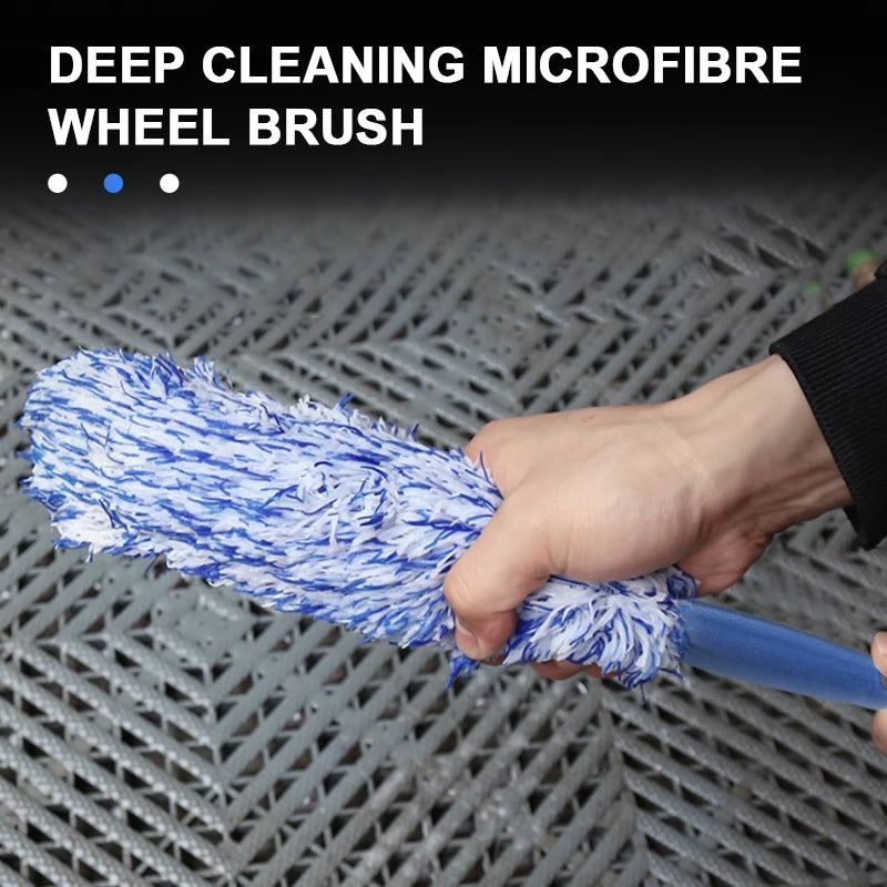 Plush Wheel and Rim Cleaning Brush – 30 cm