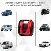 1800A 12V Car Jump Starter with 20,000mAh Power Bank and LED Light