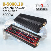 1-Ohm Class D 5000W Max Mono Car Audio Amplifier