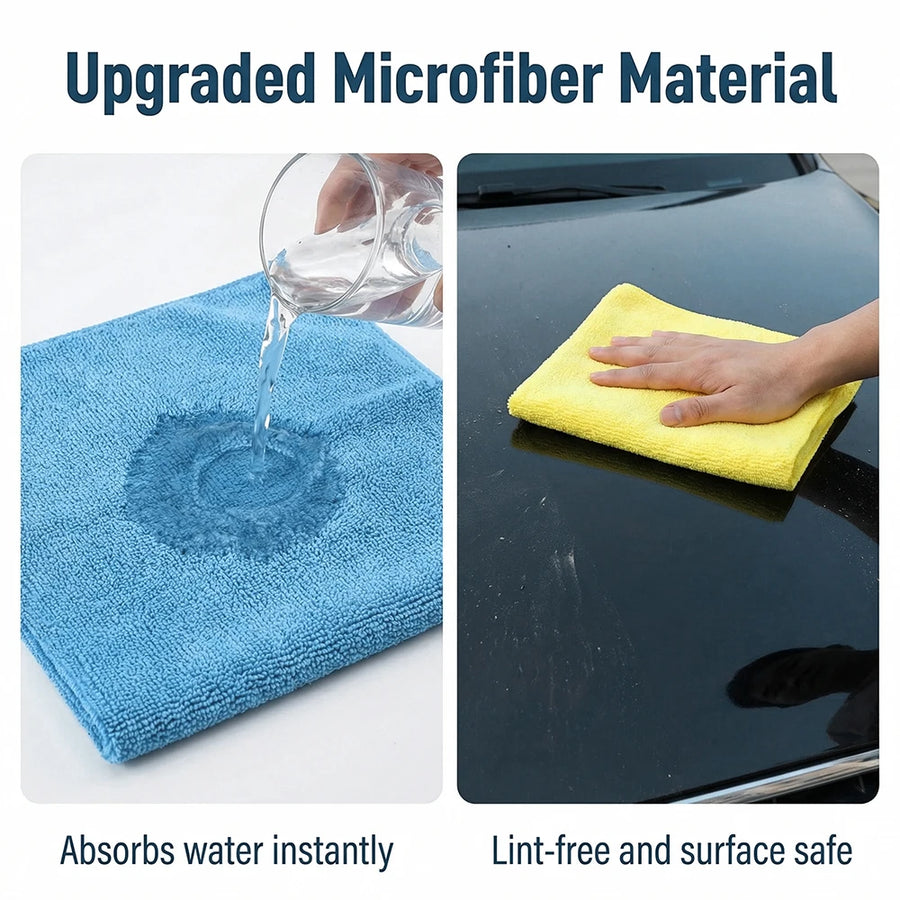 300 GSM Microfiber Cleaning Towels, 40 x 40 cm