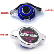 GReddy-Style 1.3 kg/cm² Silver High-Pressure Radiator Cap