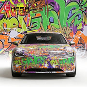 Graffiti Graphic Automotive Vinyl Wrap – Multiple Designs