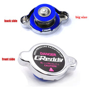 GReddy-Style 1.3 kg/cm² Silver High-Pressure Radiator Cap