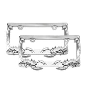 Scorpion-Design ABS License Plate Frames - Pair