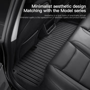 TPE All-Weather Floor Mats and Cargo Liner Set for Tesla Model 3 2021 2023 Model 3 Highland 2024