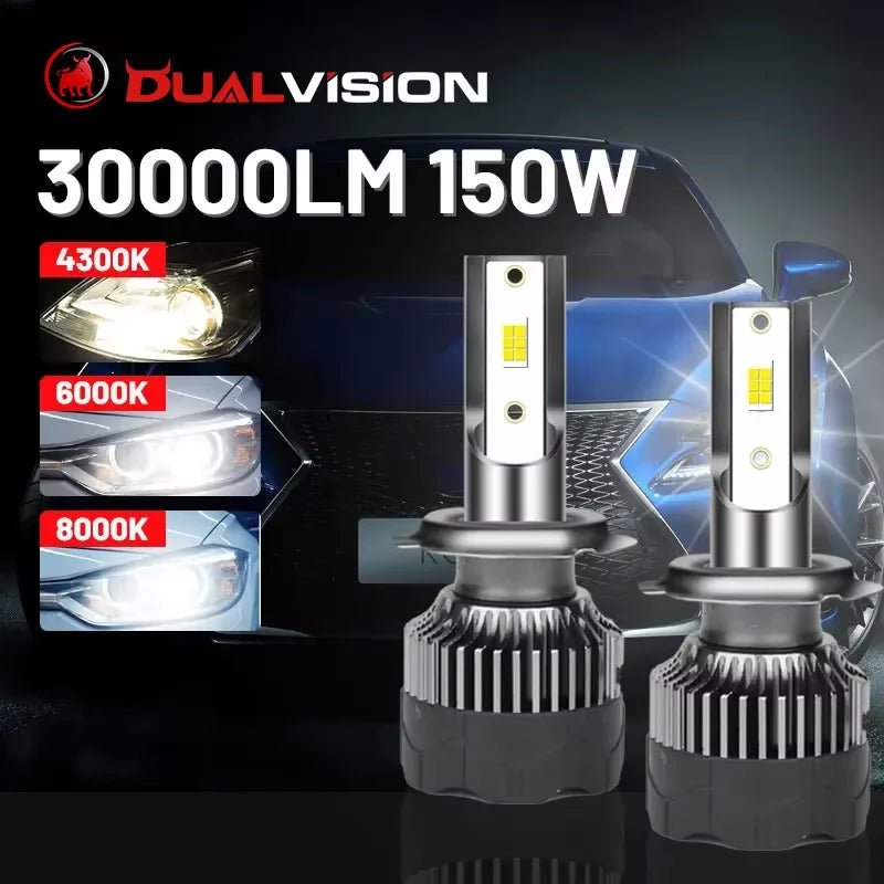 H1/H3/H4/H7/H11/H13 LED Headlight Bulb – 4300K