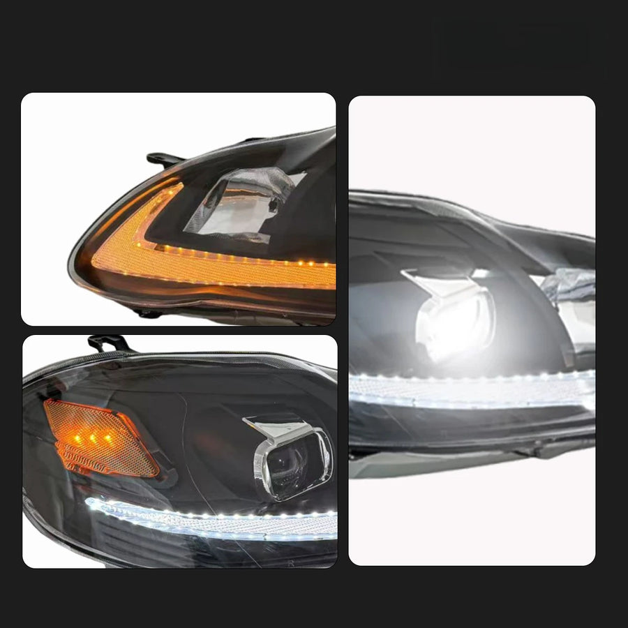 LED Tail Light Assembly Set for 2003–2008 Toyota Corolla