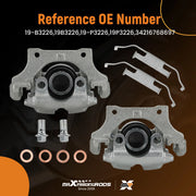 Rear Brake Caliper Set for BMW 323i/325i/328i & X1 2006-2015