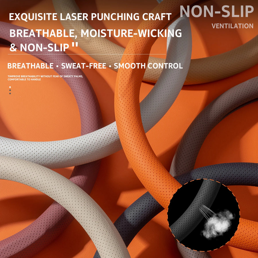 Nappa Steering Wheel Cover for Ford Explorer Mustang