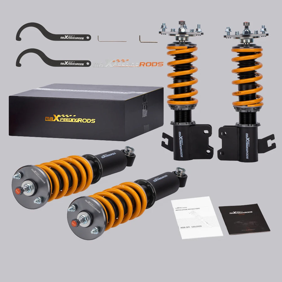 Coilovers Suspension for Nissan 1989-1994 Shock Struts 24 Ways Damping Adjustable