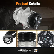 A/C Compressor Assembly for Honda Civic 1.7L 2002-2005, 6-Groove