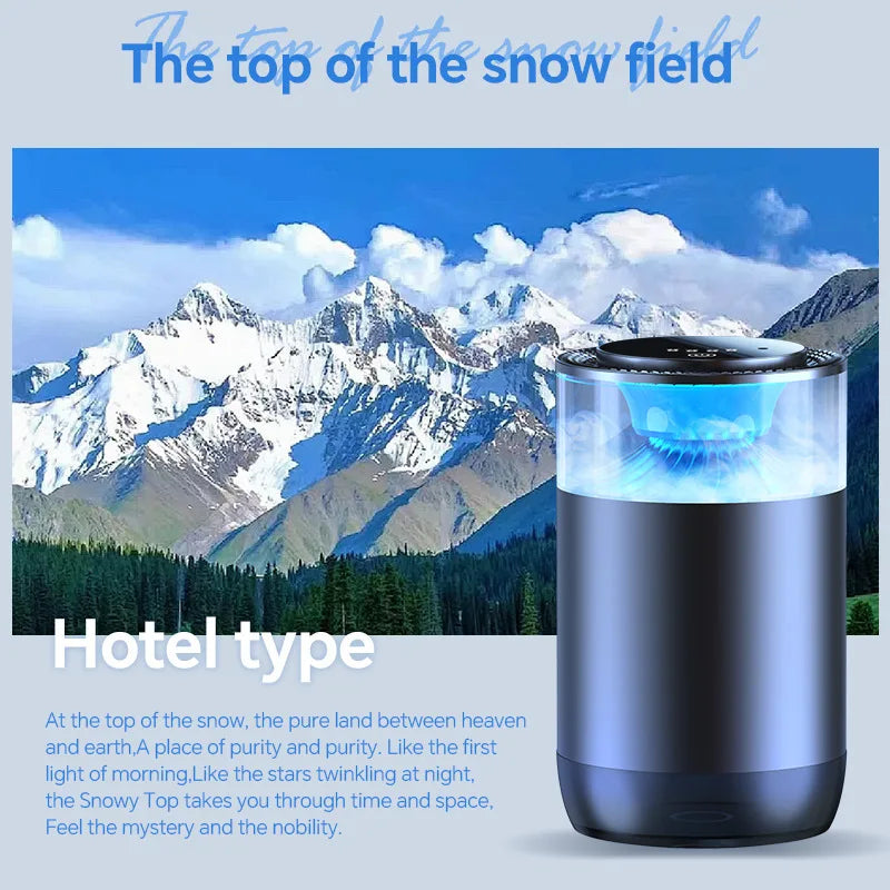 Rechargeable Smart Car Aroma Diffuser with RGB Ambient Light