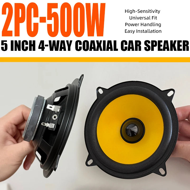 4-, 5- or 6-Inch Full-Range Car Speakers